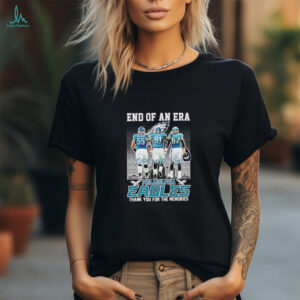 End of an era Philadelphia Eagles thank you for the memories shirt