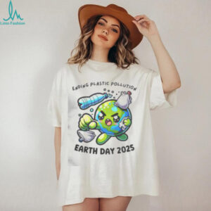 Cute World Environment Day 2025 Ending Plastic T Shirt