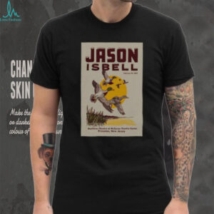 Official Jason Isbell February 23 2025 McCarter Theatre Princeton NJ Tour Poster T Shirt