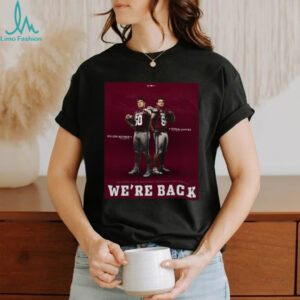 Dillon Botner Offensive Line Evan Shafer Tight End University Of Montana Grizzlies Football We’re Back Football Poster T Shirt