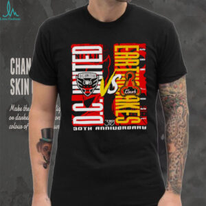 MLS 30th anniversary D.C. United vs San Jose Earthquakes shirt