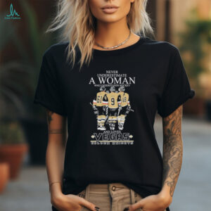 Official Never Underestimate A Woman Who Understands Hockey And Loves Vegas Golden Knights Signatures T shirts