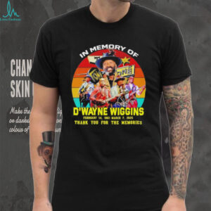 In memory of D’Wayne Wiggins thank you for the memories shirt