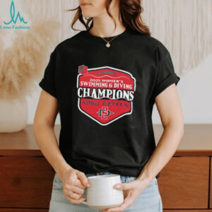 2025 SDSU Swimming and Diving Mountain West Champions shirt