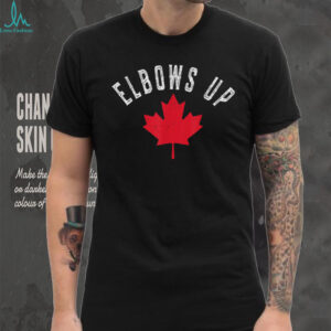 Elbows Up Canada True North Strong and Free Proud Canadian T Shirt