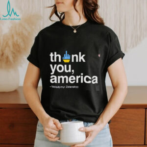 Volodymyr Zelensky Fuck Thank You America Unisex T shirt