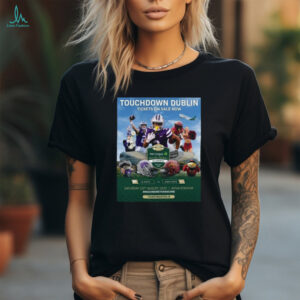 K State Vs Iowa State Touchdown Dublin TIckets On Sale Now Aer Lingus College Football Classic Ireland 2025 Saturday 23rd August Aviva Stadium Helmet Poster T Shirt