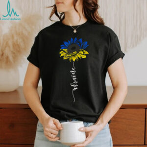 Ukraine Flag Sunflower Vintage Ukrainian Support Ukraine T Shirt