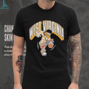 West Virginia Mountaineers Dunking Mascot T shirts