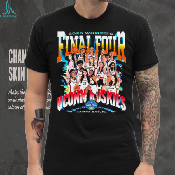 2025 women’s Final Four UConn Huskies Tampa Bay Fl graphic shirt