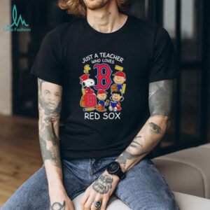 Peanuts just a teacher who loves Red Sox shirt
