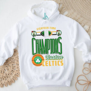 Boston Celtics Eighteen time NBA champions shirt
