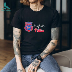 Police heart rate Philadelphia Phillies shirt