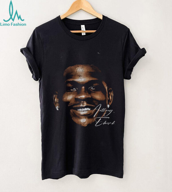Anthony Edwards Minnesota Timberwolves big face signature shirt