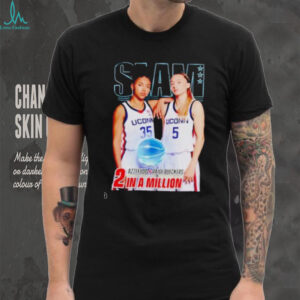 Slam Azzi Fudd and Paige Bueckers UConn Huskies 2 in a million shirt