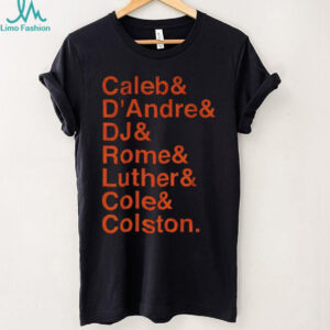 Chicago Bears Caleb D’Andre DJ Rome Luther Cole Colston shirt