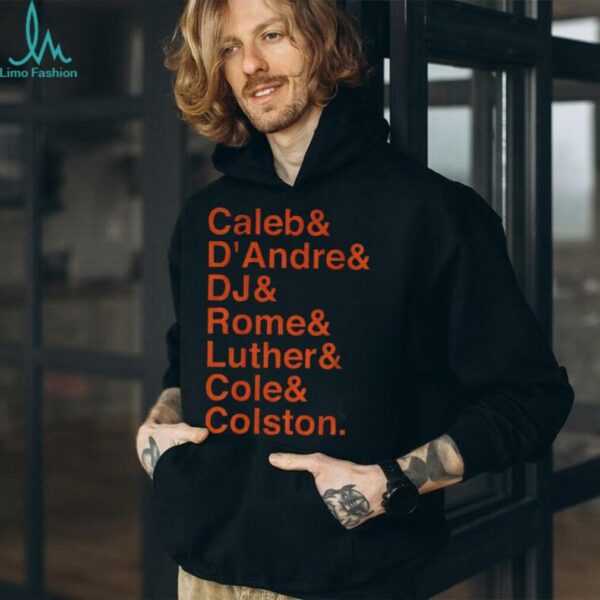 Chicago Bears Caleb D’Andre DJ Rome Luther Cole Colston shirt