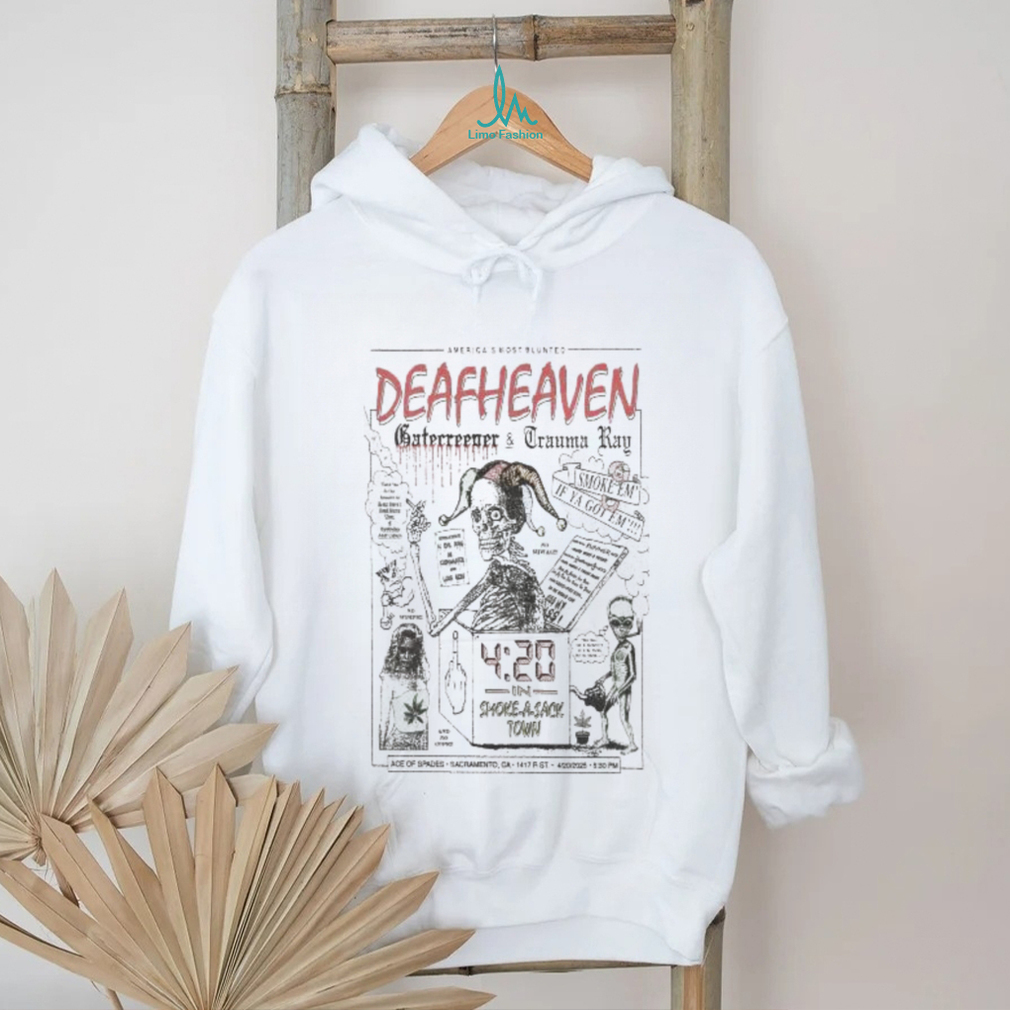 Deafheaven ace of spades april 20 2025 sacramento ca concert shirt