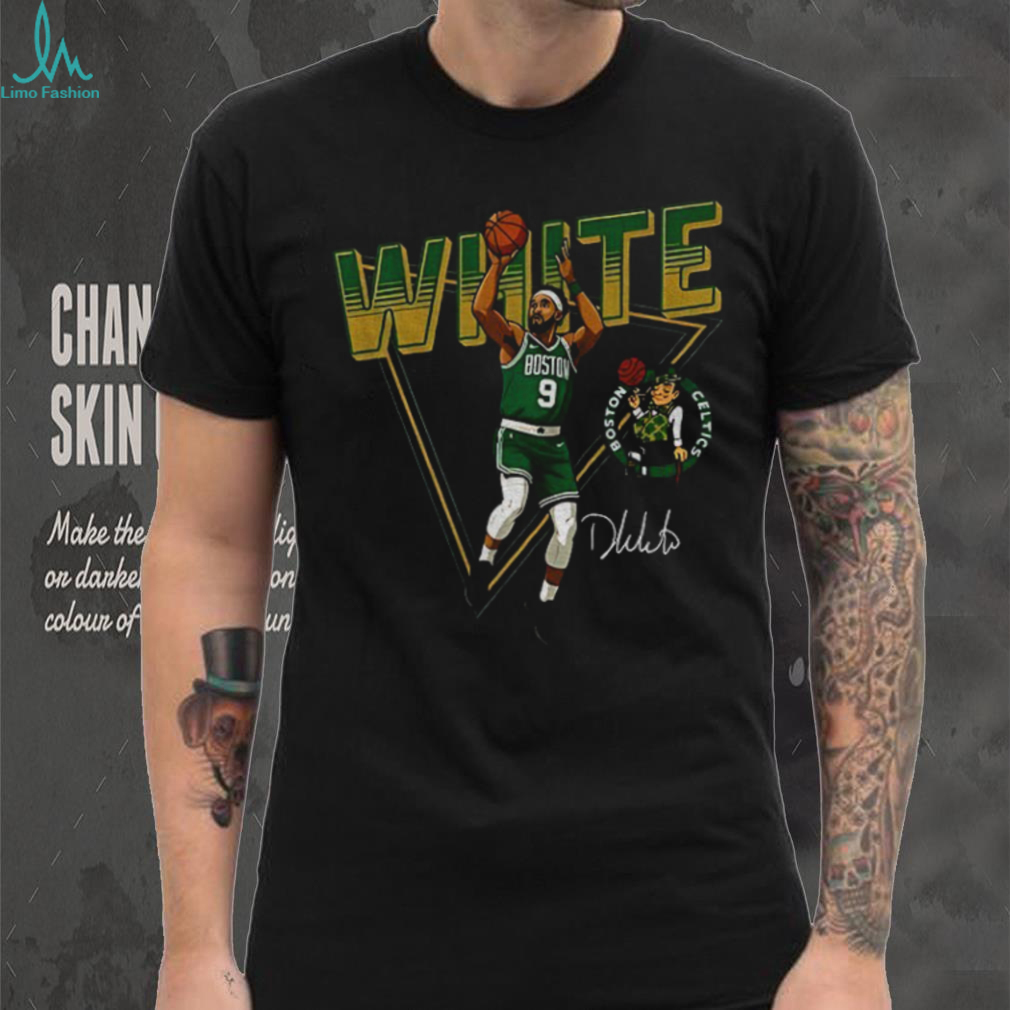 Derrick White Boston Celtics NBA Basketball signature shirt Derrick White Boston Celtics NBA Basketball signature shirt