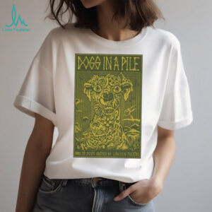 Dogs in a pile tour april 19 2025 Lincoln theatre shirt