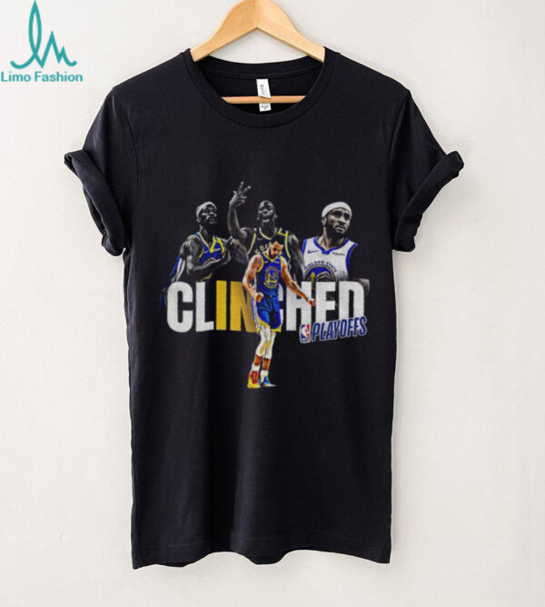 Golden State Warriors NBA Clinched playoffs shirt