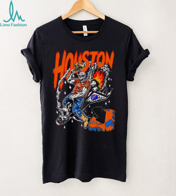 Houston Astros Rockets Nasa Skeleton shirt