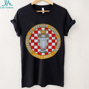 Liverpool FC Premier League Winners 2024 2025 trophy 20 times shirt