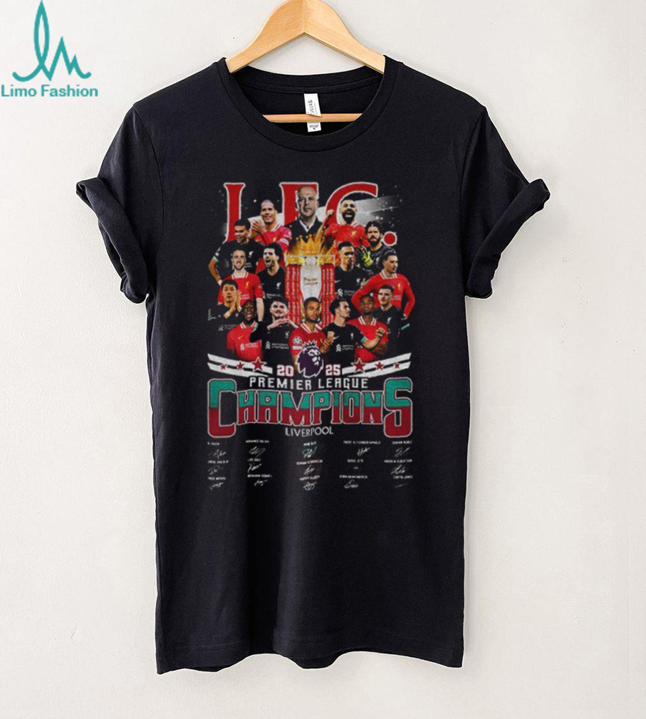 Liverpool LFC 2025 Premier League Champions signature shirt Liverpool LFC 2025 Premier League Champions signature shirt