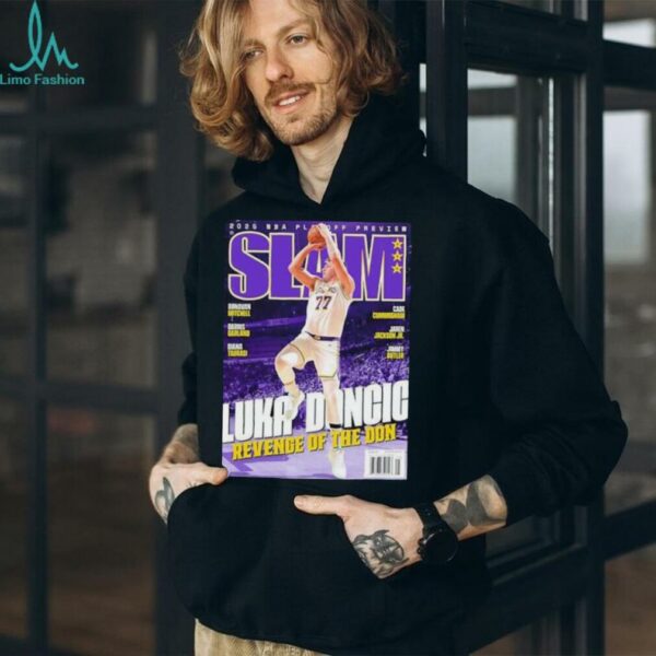 Luka doncic from los angeles Lakers x slam tribute revenge of the don shirt