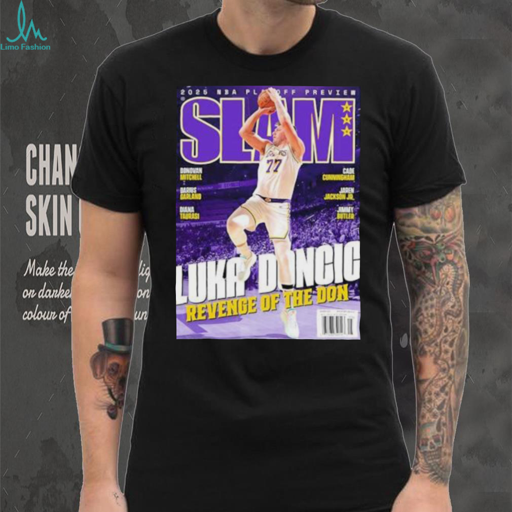 Luka doncic from los angeles Lakers x slam tribute revenge of the don shirt Luka doncic from los angeles Lakers x slam tribute revenge of the don shirt