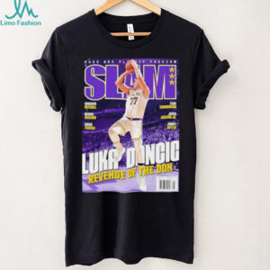 Luka doncic from los angeles Lakers x slam tribute revenge of the don shirt
