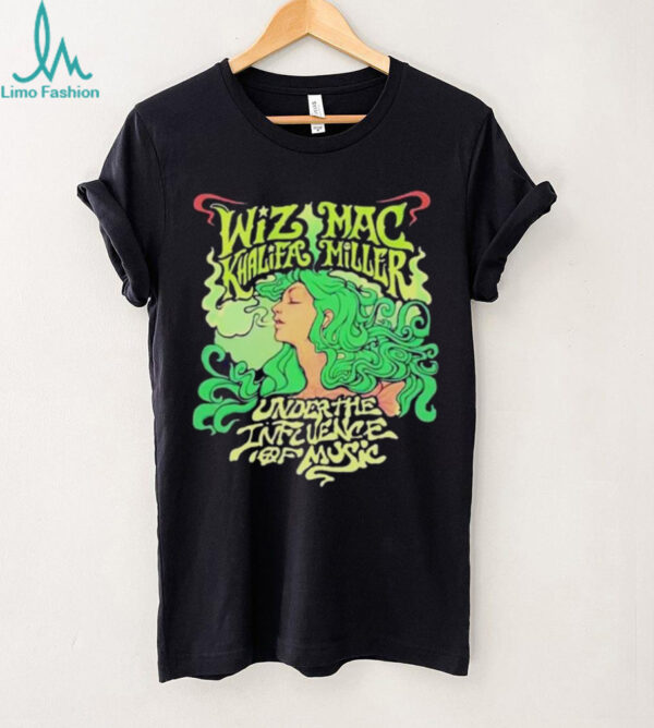 Mac miller wiz khalifa under the influence of music shirt
