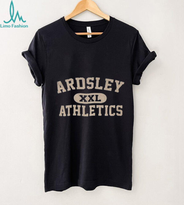 Mark Zuckerberg wearing ardsley XXL athletics shirt