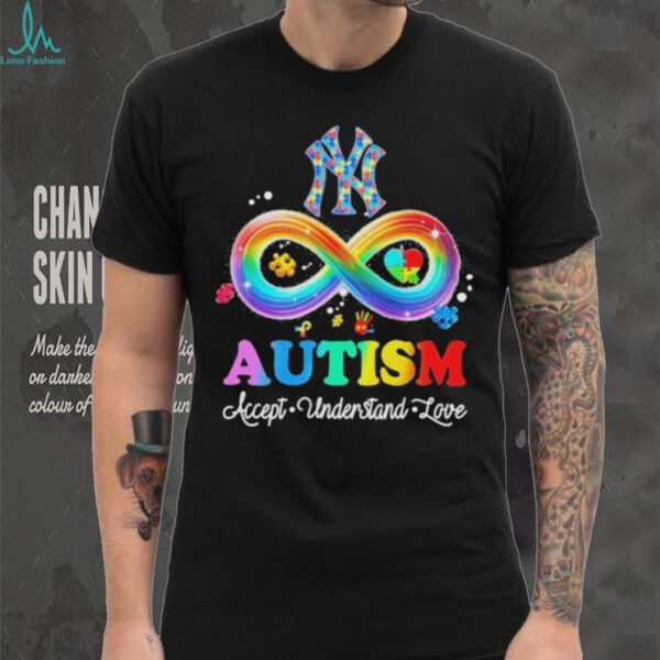 New York Yankees Autism Accept Understand Love T shirts