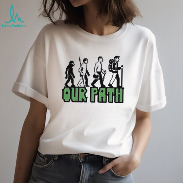 Our path evolution shirt