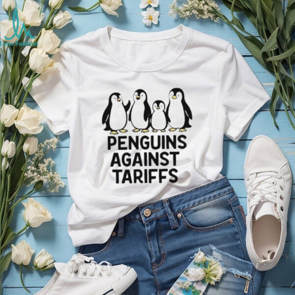 Penguins against tariffs shirt