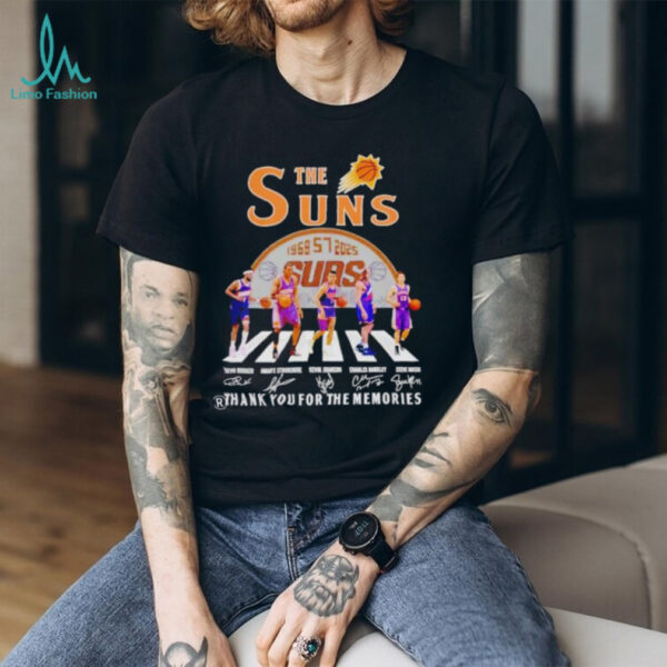 Phoenix Suns 57 years thank you for the memories walking signatures shirt