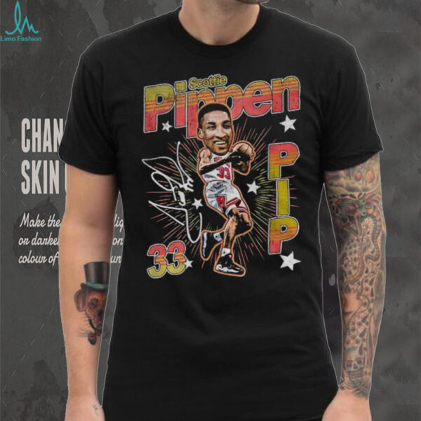 Scottie Pippen Pip big head signature shirt