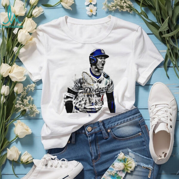 Shohei Ohtani MLB Los Angeles Dodgers scream vintage shirt