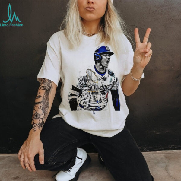 Shohei Ohtani MLB Los Angeles Dodgers scream vintage shirt