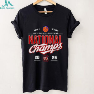 South Carolina Gamecocks women’s basketball national champs 2025 road to glory shirt
