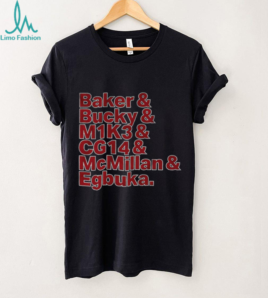 Tampa Bay Football Baker Bucky M1K3 CG14 McMillan Egbuka shirt Tampa Bay Football Baker Bucky M1K3 CG14 McMillan Egbuka shirt