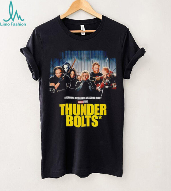 Thunderbolts everyone deserves a second shot Marvel Studio 2025 shirt