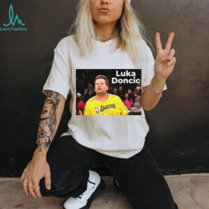 James Corden Luka Doncic LA Lakers shirt