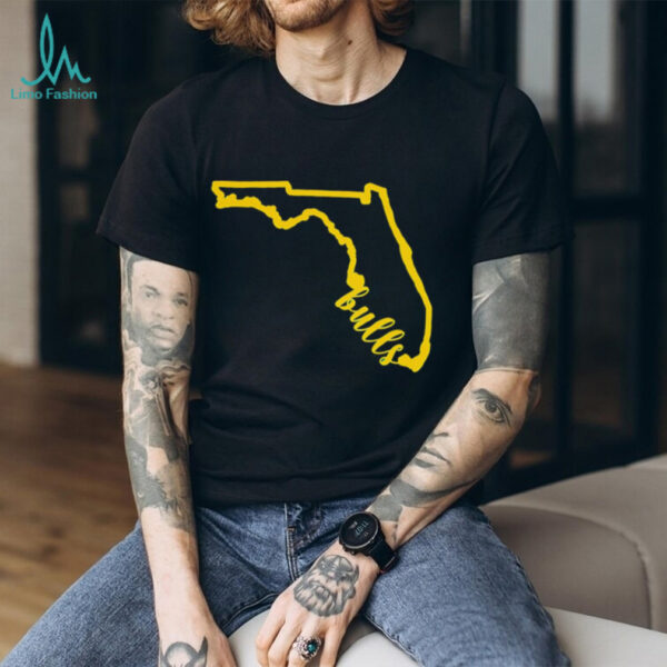 USF Bulls map shirt