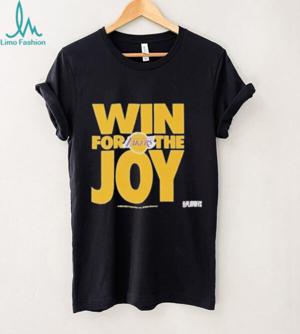 Win for the joy los angeles Lakers 2025 playoffs shirt