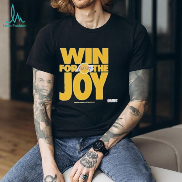 Win for the joy los angeles Lakers 2025 playoffs shirt