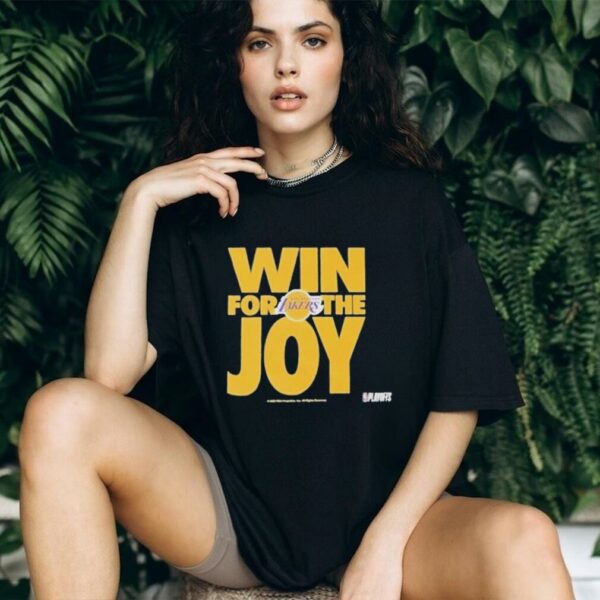 Win for the joy los angeles Lakers 2025 playoffs shirt