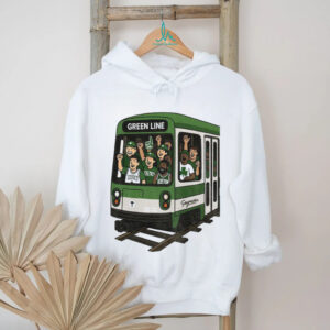 Boston Celtics Players in the school bus NBA 2025 shirt