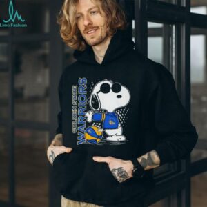 Snoopy Golden State Warriors Logo T Shirt